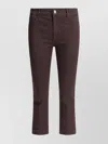 Sportmax Enna Straight-leg Cropped Jeans In Brown