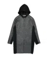 Sportmax Diego Logo Coat In Gray