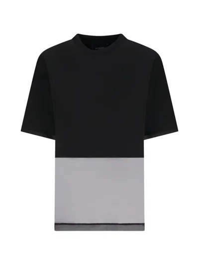 Sportmax Dottelia Colourblock T-shirt In Black
