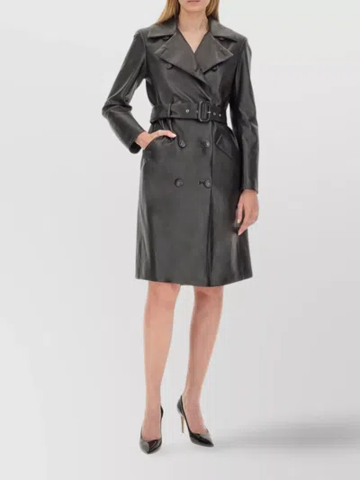 SPORTMAX DOUBLE BREASTED JACKET BELTED WAIST