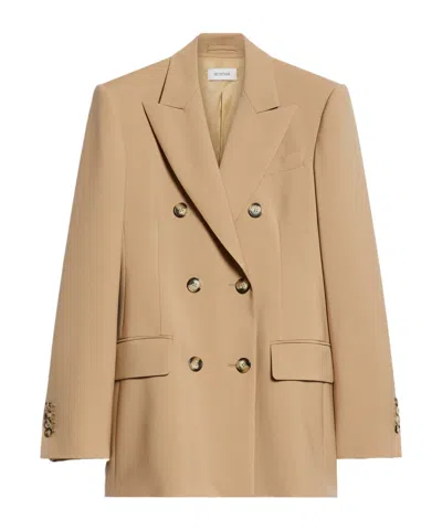 SPORTMAX SPORTMAX DOUBLE-BREASTED LONG-SLEEVED JACKET