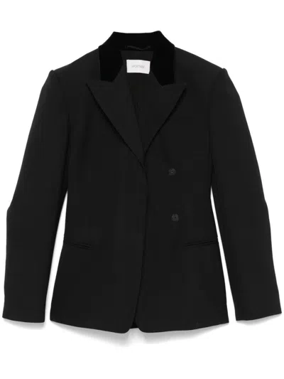 Sportmax Doppelreihiges Jackett In Black