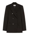 Sportmax Structured Double-breasted Blazer With Flap Pockets