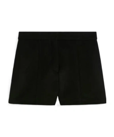 Sportmax Double Cloth Shorts In Black