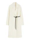 Sportmax Double-faced Robe Coat Clothing In Gold