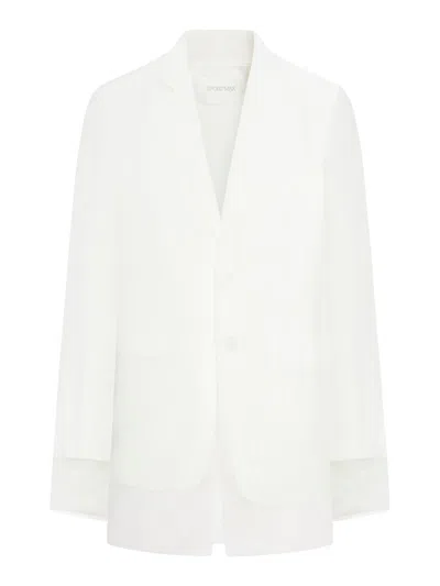 Sportmax Jacket In White