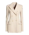 Sportmax Double-breasted Blazer In Neutral
