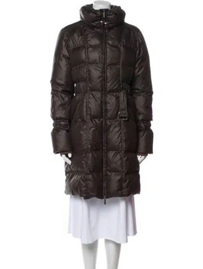 Pre-owned Sportmax Down Coat In Brown
