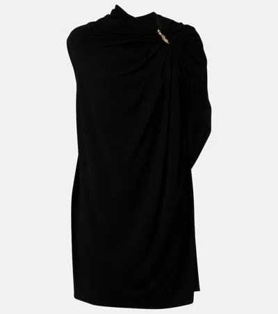 Sportmax Asymmetrical Dress In Black