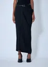 Sportmax Draping Asymmetric Skirt In Blue