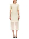 Sportmax Dress Backpack In Ivory