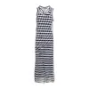 Sportmax Draped Sleeveless Long Dress With Layered Look In Black