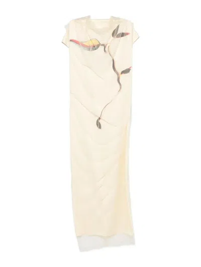 Sportmax Dress In Neutral