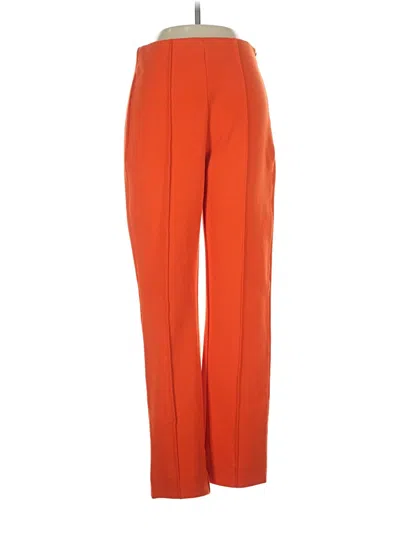 Pre-owned Sportmax Dress Pants In Orange