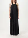 Sportmax Knee Length Dress Open Back In Black