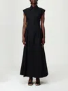 Sportmax Cotton Flared Skirt Midi Length Dress