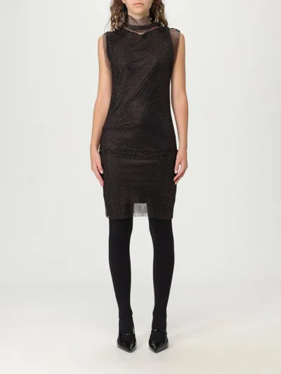 SPORTMAX DRESS SPORTMAX WOMAN COLOR BLACK,431658002