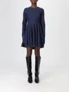 Sportmax Dress  Woman Color Blue In Blue