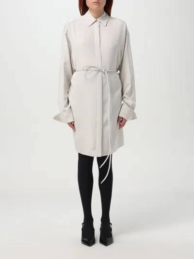 SPORTMAX DRESS SPORTMAX WOMAN COLOR SILVER,426165097