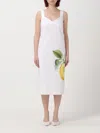 Sportmax Zipper Dress In White