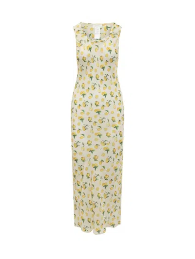 SPORTMAX SPORTMAX DRESS WITH LEMON PRINT