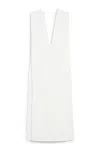 Sportmax Edison V-neck Sleeveless Dress In Beige