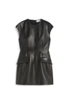 Sportmax Sleeveless Nappa Dress In Black