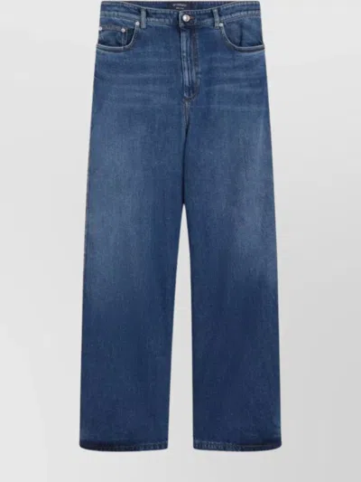 SPORTMAX DROP CROTCH TROUSERS 5 POCKET DESIGN