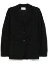 Sportmax Ecru Blazer In Black
