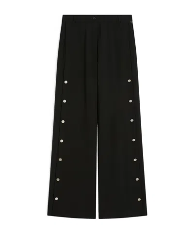 Sportmax Edere Straight Leg Pants In Black