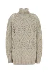 Sportmax Grey Wool Blend Edicola Oversize Sweater