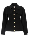 Sportmax Egeo Buttoned Wool Blazer In Black