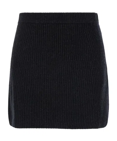 Sportmax Elastic Waist Skirt In Black