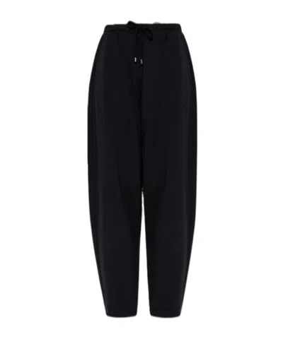 Sportmax Elastic Waist Sweatpants In Black