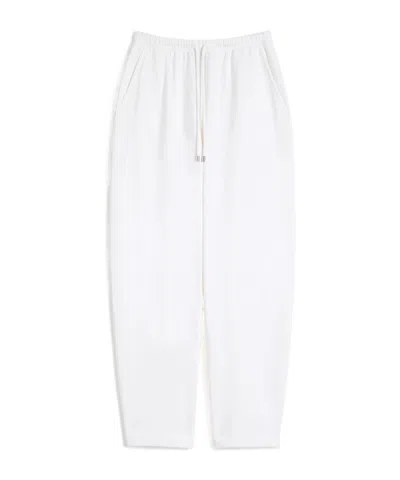 Sportmax Elastic Waist Sweatpants In White