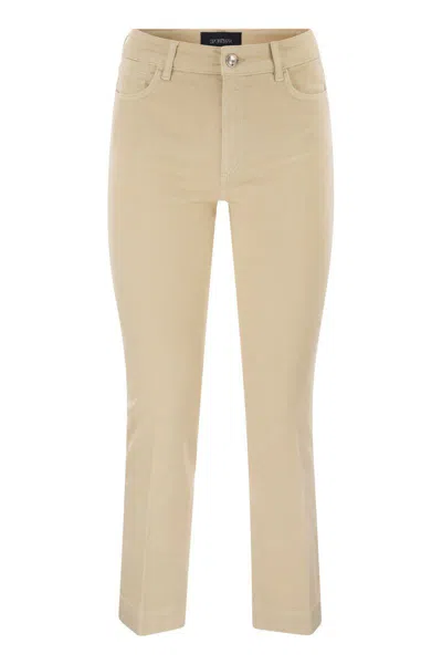Sportmax Waistband Casual Pants In Neutral