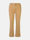 Sportmax 'enna' Beige Cotton Jeans In Beige
