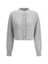Sportmax Ercole Cashmere Cardigan In Gray