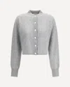 Sportmax Ercole Cashmere Cardigan In Gray