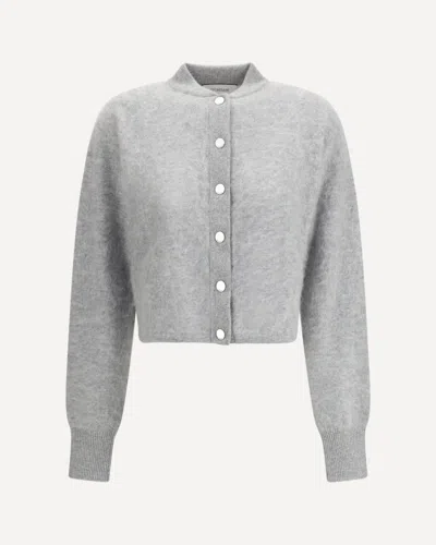Sportmax Ercole Cashmere Cardigan In Gray