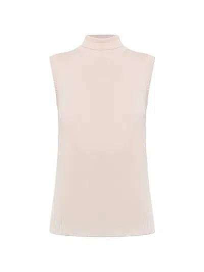 Sportmax Eschimo Vest In Pink