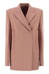 Sportmax Esule - Straight Blazer In Pink