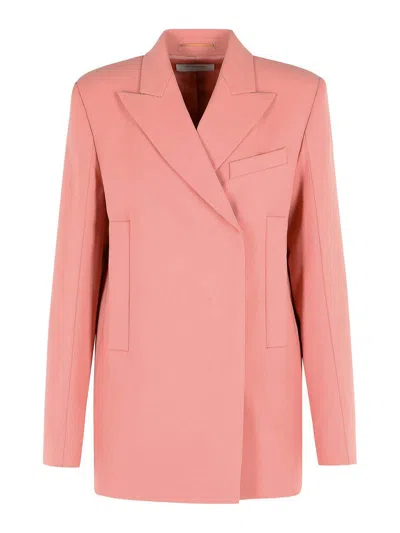 Sportmax Esule Straight Blazer In Nude