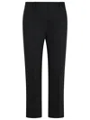Sportmax Etna Pleat Detailed Pants In Black
