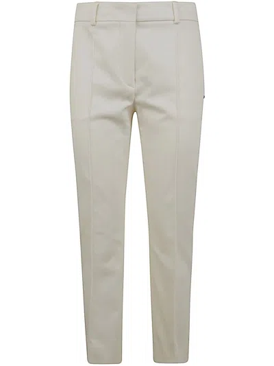 Sportmax Etna Stretch Cotton Trouser Clothing In White