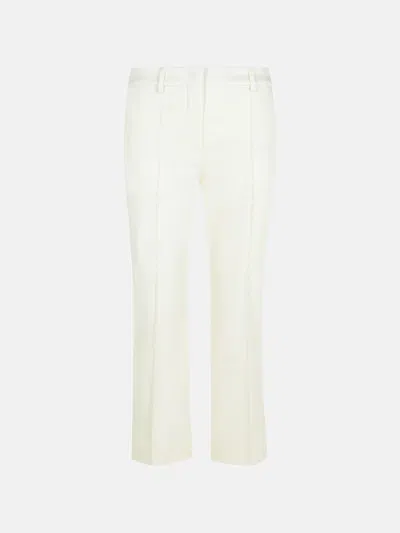 Sportmax Etna' White Cotton Pants