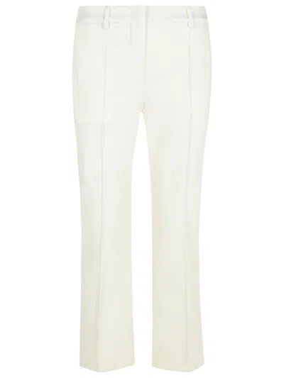 Sportmax Etna White Cotton Pants