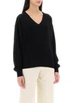 Sportmax Etruria Wool And Cashmere Sweater In Black
