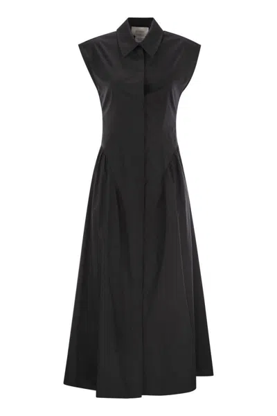 SPORTMAX SPORTMAX FABIANA - SLEEVELESS COTTON DRESS