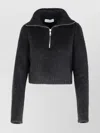 Sportmax Falcone Fluffy Alpaca Blend Zip Sweater